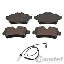 Meistverkauft BREMSBELÄGE SATZ HINTEN + WK passend für MINI CLUBMAN R55 COUPE R58 ROADSTER R59