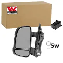 VAN WEZEL AUßENSPIEGEL LINKS FÜR CITROËN JUMPER FIAT DUCATO PEUGEOT BOXER Heißes Angebot
