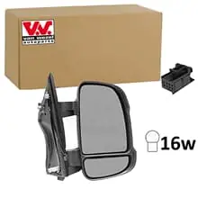 Markenprodukt VAN WEZEL AUßENSPIEGEL RECHTS FÜR CITROËN JUMPER FIAT DUCATO PEUGEOT BOXER