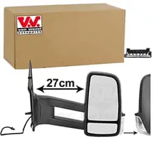VAN WEZEL AUßENSPIEGEL RECHTS RAUH passend für VW CRAFTER Top-Preis