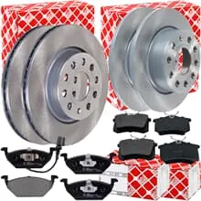 Sichere Zahlung FEBI BREMSSCHEIBEN BELÄGE VORNE HINTEN für AUDI A3 8P VW GOLF 5 6 CADDY OCTAVIA