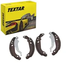 Bestpreis TEXTAR BREMSBACKEN MIT HANDBREMSHEBEL HINTERACHSE passend für PEUGEOT 206 206+
