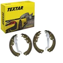 Billig TEXTAR BREMSBACKEN MIT HANDBREMSHEBEL HINTERACHSE FÜR OPEL ASCONA COMMODORE GT
