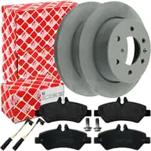Preisknaller FEBI BREMSSCHEIBEN Ø298mm + BELÄGE HINTEN passend für VW CRAFTER 30-35 ab 2006