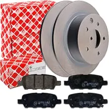 Neue Ware FEBI BREMSSCHEIBEN + BELÄGE HINTEN für NISSAN QASHQAI J10 Bj. 2006 - 2013