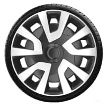 Preiswert 4x ARGO PKW KFZ RADKAPPE RADZIERBLENDE REVO VAN 15 ZOLL SILBER SCHWARZ UNIVERSAL