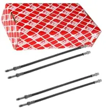 Wochenendangebot 4x FEBI BREMSSCHLAUCH VORNE + HINTEN passend für MERCEDES SPRINTER VW LT 28-46