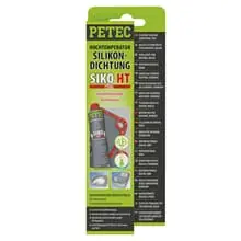 1x 70ml PETEC HOCHTEMPARATUR-SILIKONDICHTUNG SIKO HT DAUERELASTISCH ROT Neuheit