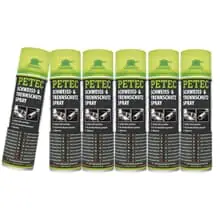Garantierte Lieferung 6x 500ml PETEC SCHWEIß-TRENNSCHUTZ SPRAY SILIKONFREI CO2 UNIVERSAL OBERFLÄCHE