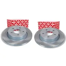 Echt 2X FEBI BREMSSCHEIBEN Ø271mm HINTEN PASSEND FÜR FORD FOCUS