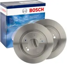 2X BOSCH BREMSSCHEIBEN Ø285mm VORNE PASSEND FÜR MITSUBISHI PAJERO Echt