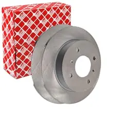 2X FEBI BREMSSCHEIBEN Ø258mm HINTEN PASSEND FÜR NISSAN ALMERA PRIMERA Nur Für Kurze Zeit