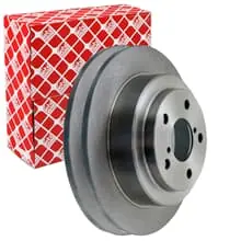2X FEBI BREMSSCHEIBEN Ø266mm HINTEN PASSEND FÜR Versand Am Gleichen Tag