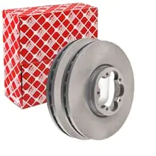 Finale Aktion 2X FEBI BREMSSCHEIBEN Ø308mm VORNE PASSEND FÜR FORD TOURNEO TRANSIT