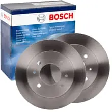 2X BOSCH BREMSSCHEIBEN Ø257,9mm HINTEN PASSEND FÜR HYUNDAI COUPE ELANTRA LANTRA Preisknaller