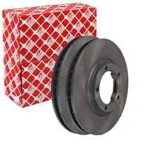 2X FEBI BREMSSCHEIBEN Ø254mm VORNE PASSEND FÜR HYUNDAI H-1 MITSUBISHI DELICA L Markenprodukt