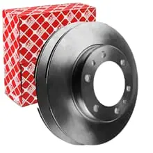2X FEBI BREMSSCHEIBEN Ø302mm VORNE PASSEND FÜR TOYOTA HILUX LAND VW TARO Letzte Chance