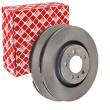 2X FEBI BREMSSCHEIBEN Ø280mm VORNE PASSEND FÜR AUDI A3 SEAT LEON TOLEDO SKODA Markenware