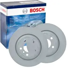 Geprüft 2X BOSCH BREMSSCHEIBEN Ø330mm HINTEN PASSEND FÜR BMW 5