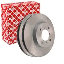 2X FEBI BREMSSCHEIBEN Ø246mm VORNE PASSEND FÜR Schneller Versand