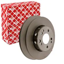 2X FEBI BREMSSCHEIBEN Ø284mm VORNE PASSEND FÜR MERCEDES-BENZ 124 E-KLASSE Markenware