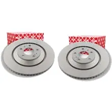 2X FEBI BREMSSCHEIBEN Ø335mm HINTEN PASSEND FÜR AUDI A8 VW PHAETON Sonderangebot