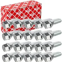 Billig 20x FEBI RADSCHRAUBEN SATZ 51mm KEGELBUND F für ALUFELGEN & STAHLFELGEN