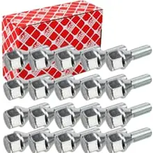 Kracherpreis 20x FEBI RADSCHRAUBEN SATZ 51mm KEGELBUND F für ALUFELGEN & STAHLFELGEN