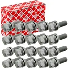20x FEBI RADSCHRAUBEN SATZ 56mm KEGELBUND F für ALUFELGEN & STAHLFELGEN Neue Ware