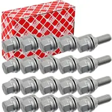 Geprüft 20x FEBI RADSCHRAUBEN SATZ Länge 53mm KEGELBUND F FÜR LEICHTMETALLFELGEN