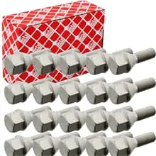 Finale Aktion 20x FEBI RADSCHRAUBEN RADBOLZEN SATZ Länge 52mm KEGELBUND F