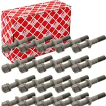 20x FEBI RADSCHRAUBEN SATZ Länge 85mm KUGELBUND A/G FÜR LEICHTMETALLFELGEN Neu