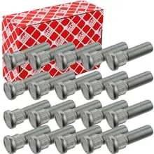 20x FEBI RADBOLZEN STEHBOLZEN M12 X 1,5 47mm passend für CITROËN C-CROSSER Aktuell