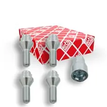 20x FEBI RADSCHRAUBEN RADBOLZEN SATZ Länge 56,5mm KEGELBUND F Geprüft