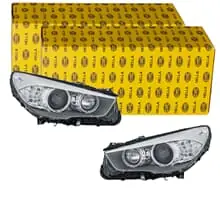2x HELLA D1S/H7 PY24W SCHEINWERFER SATZ passend für BMW 5 LINKS+RECHTS Neu