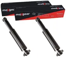 Expressversand 2X MAXGEAR GASDRUCK STOßDÄMPFER HINTEN PASSEND FÜR FORD FOCUS LINKS+RECHTS