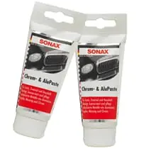 Sofort Bestellen 2x 75ml SONAX CHROM+ALUPASTE CHROMPOLITUR POLITURMITTEL PFLEGEMITTEL TUBE