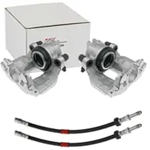 Ausverkauf 2x NTY BREMSSATTEL VORDERACHSE+BREMSSCHLÄUCHE passend für VOLVO S60 I V70 II