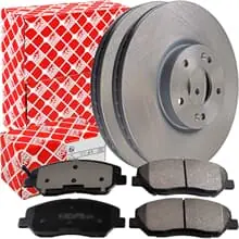 Geprüft FEBI BREMSSCHEIBEN 321mm+ BELÄGE VORNE passend für HYUNDAI SANTA FE 2 CM 2WD+4WD