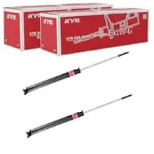 2X KYB EXCEL-G GASDRUCK STOßDÄMPFER HINTEN PASSEND FÜR DAIHATSU CUORE Markenprodukt