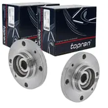 2X TOPRAN RADNABE VORNE BEIDSEITIG PASSEND FÜR CITROËN C-ELYSEE C2 C3 C4 DS3 Top-Angebot