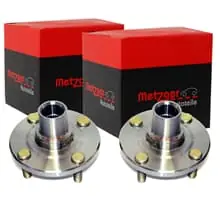 2X METZGER RADNABE VORNE BEIDSEITIG PASSEND FÜR TOYOTA COROLLA Neue Ware