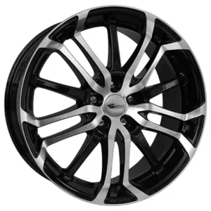 Bestpreis Brock B26 Schwarz Glanz Voll-Poliert Alufelge 8.5x19 ET35 5x120/72.6