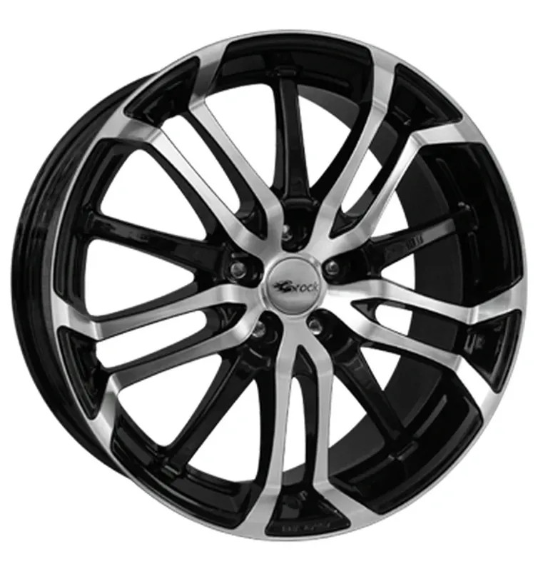 Brock B26 Schwarz Matt Voll-Poliert Alufelge 8.5x19 ET48 5x114.3/72.6 Geprüft