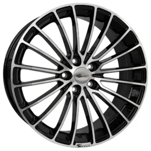 Brock B24 Schwarz Glanz Voll-Poliert Alufelge 7.5x17 ET35 5x120/72.6 Mega-Angebot