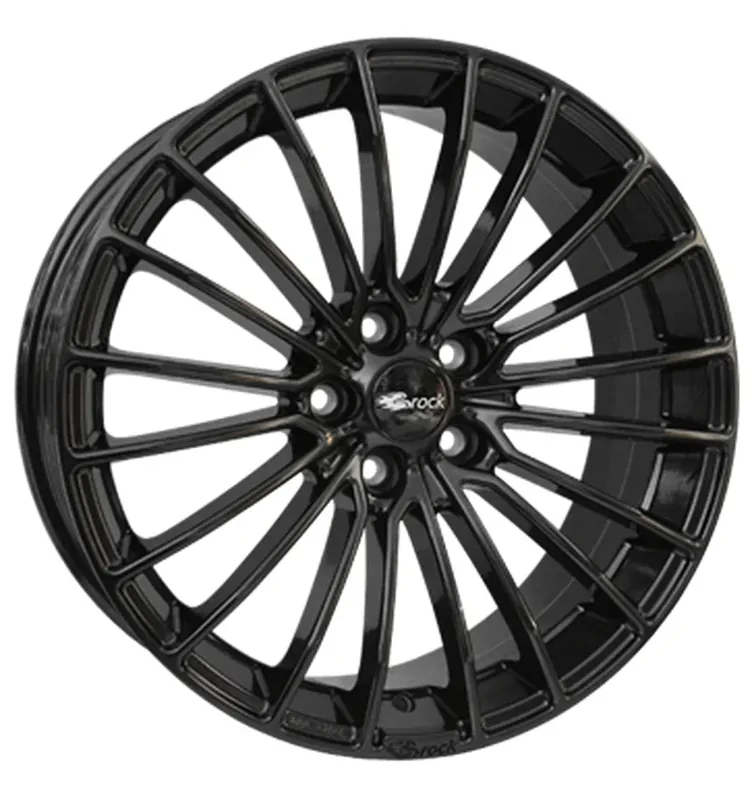 Günstig Brock B24 Schwarz Glanz Alufelge 7.5x17 ET45 5x108/72.6