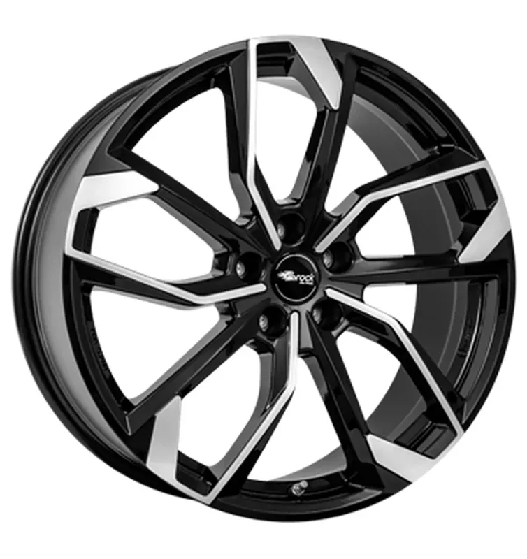 RC-Design RC34 Schwarz Glanz Voll-Poliert Alufelge 7.5x18 ET40 5x112/57.1 Highlight