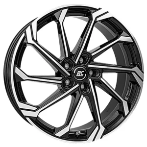 RC-Design RC36 Schwarz Glanz Voll-Poliert Alufelge 8x19 ET47 5x112/57.1 Markenware