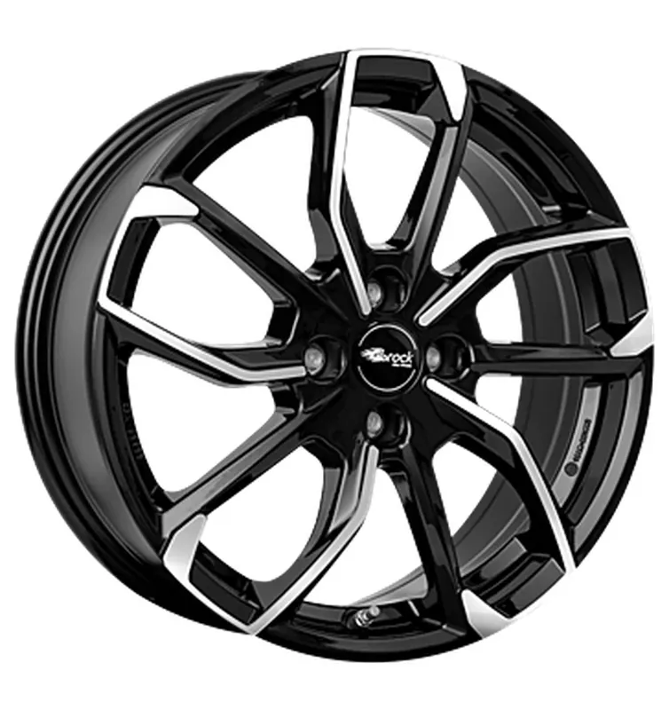 Sale RC-Design RC34 Schwarz Glanz Voll-Poliert Alufelge 6x16 ET43 4x100/57.1