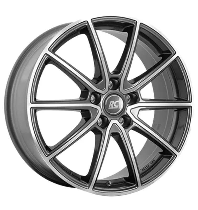 RC-Design RC32 Himalaya Grey Voll-Poliert Alufelge 8.5x19 ET38 5x112/57.1 Markenware